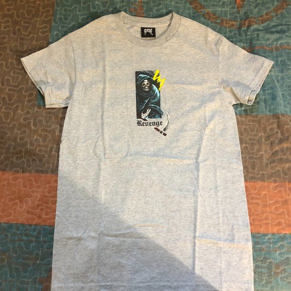Revenge Reaper Tee Grey - Picture 2 of 7
